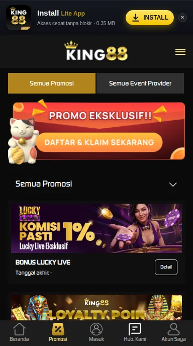 Link Alternatif Terpercaya King88 untuk Pengguna Android