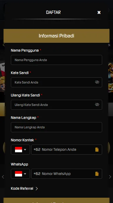 Panduan Daftar Akun Baru king88 untuk Pengguna Android